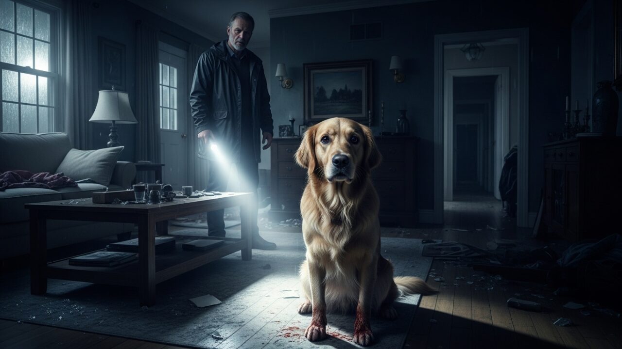 I Walked Into What Should Have Been A Routine Wellness Check In A Quiet Suburb… But The Heartbreaking Way A Trembling Golden Retriever Blocked The Basement Door Broke Me As A Man.