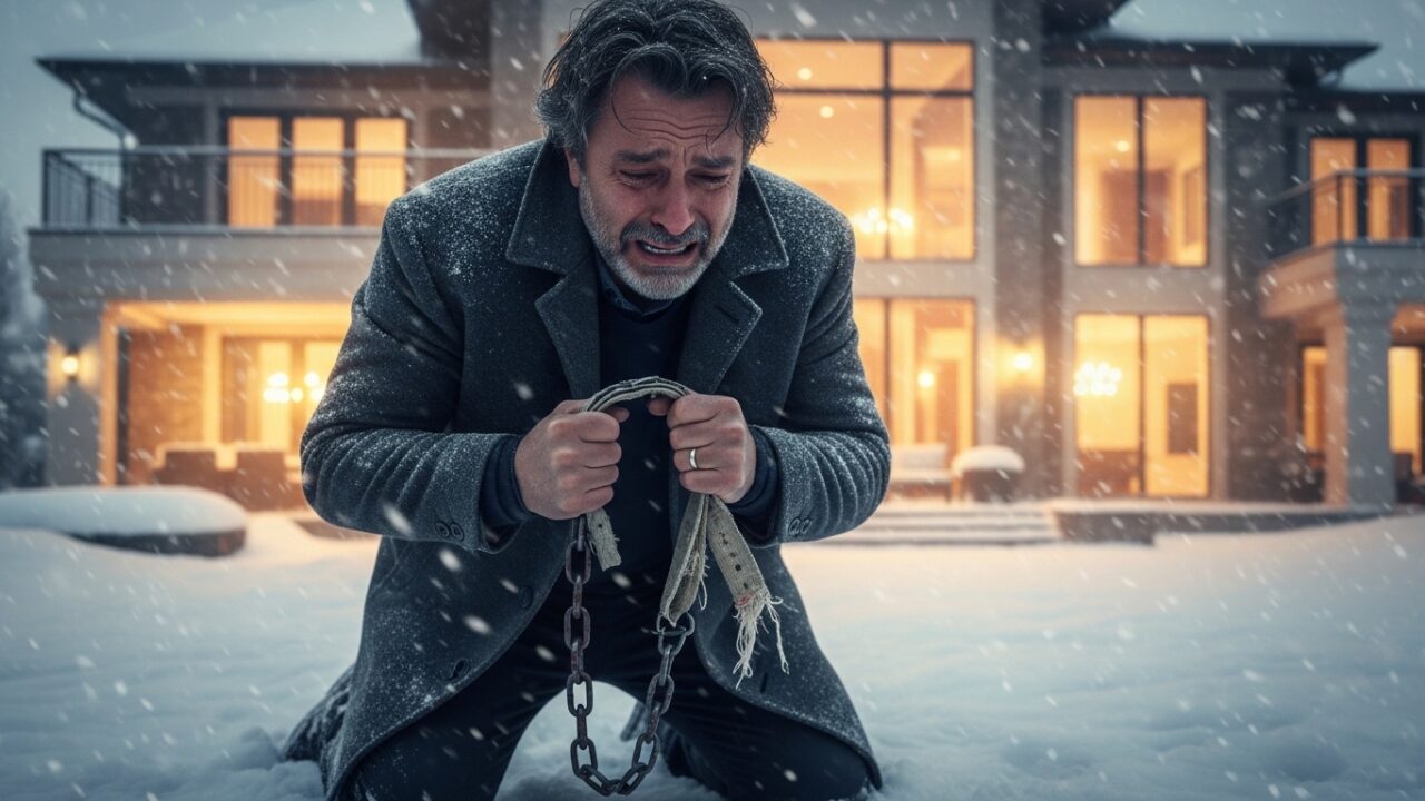 I Thought Upgrading My Family’s Life Meant We Had Finally Made It. But What I Found Frozen At The End Of A Heavy Steel Chain In Our New Backyard Broke Me As A Man.