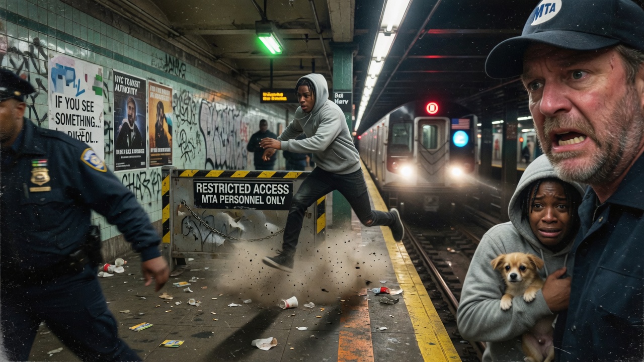 I’ve patrolled the downtown platform for 12 years, but when that kid breached the “restricted zone” at 6:02 PM, I tackled him—only to see the “trembling shadow” on the tracks.